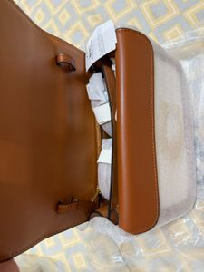 Coach Idol Canvas and Glovetanned Leather Shoulder