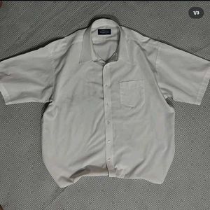Vintage White Short Sleeve Button-Down