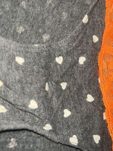 Cute Heart Print Panties