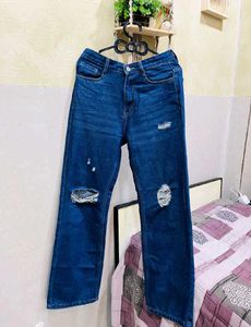 Distressed Denim Jeans