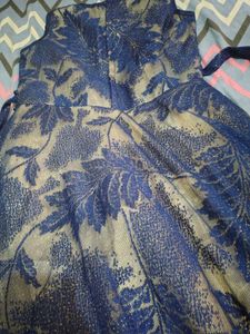 Elegant Blue Girls Dress