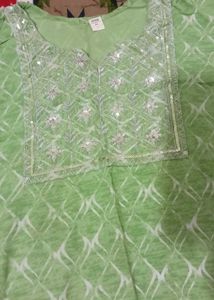 Green Kurta Set