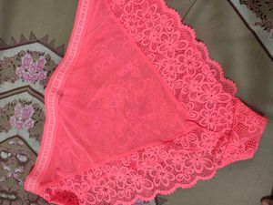 Coral Lace Panties (39-41)