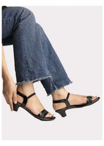 Black Ankle Strap Sandals