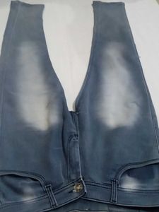 Vintage Wash Denim Jeans