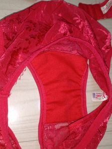 👙Red ❤ Bra With Pantie Set👙