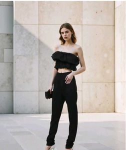 SHIEN Chic Black Tube Top