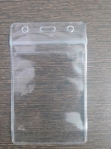 2 PC New Transparent Card Holder For Voter ID Aad