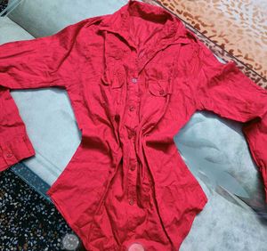 Red Shirt Top