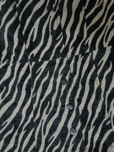 Pretty White And Black Zebra Print Dress
