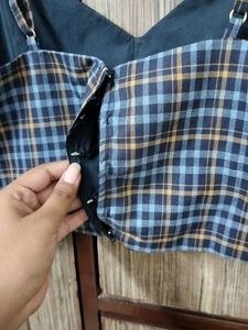 Checkered Crop Top