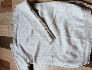 Cozy White Knit Sweater