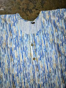 Striped Blue Kurta