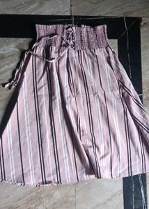 Striped Pink Skirt