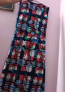 Floral Print Sleeveless Dress
