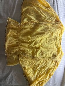 Yellow Embroidered Top