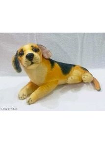 Stuffed Dog  (Brown &amp; black )