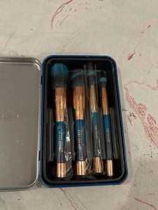 Blue Ombre Makeup Brush Set - 4 Piece