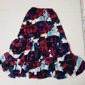 Colorful Tiered Skirt