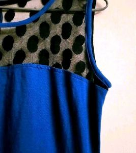Blue Polka Dot Dress