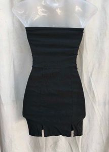 1681. Chic Black Bodycon Mini Dress
