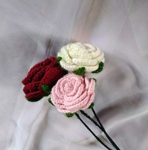 Crochet Rose Bouquet