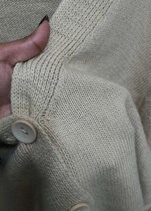 Beige Cardigan.