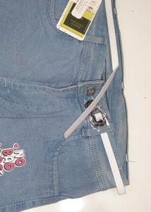 Moto Light Wash Jeans