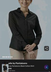 Classic Black Button-Down Shirt