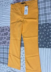 Zara L Mini Crop Flare Trouser