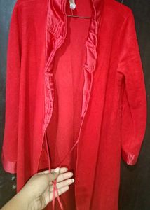 Trendy Woolen Gown