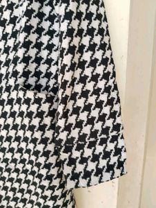 Houndstooth Patterned Coat10/10