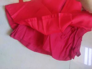 Baby Girl Red Party Dress And Cute Booties