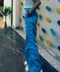 Trendy Wide Leg Track Pants