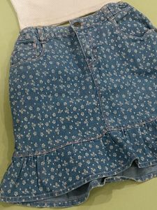 Cute Floral Skirt