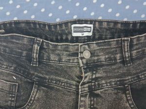 Unique Wash Wide Leg Jeans