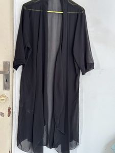 XL Long Black Shrug