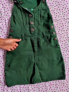 Dark Green Dangari For Kids