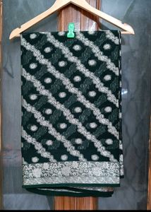 Combo of Elegant  2 Green Saree