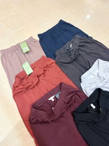 h&amp;m wide leg joggers