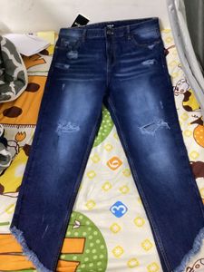 Shein Distressed Denim Jeans