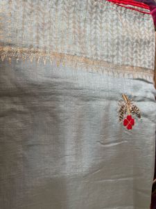 Pista Colour Saree