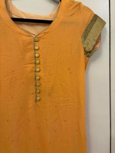 Peach Kurta set