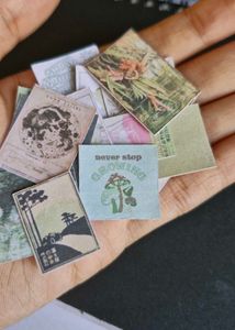 20 PCs VINTAGE Journal Stickers