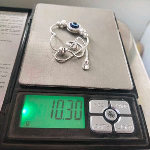 Pure Silver 925Hallmark Handmade Evil Eye Bracelet