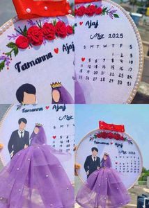 Muslim Couple Embroidery Hoop