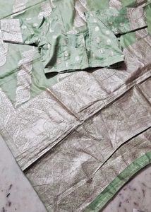 Organza Saree With Blouse 🫡💝
