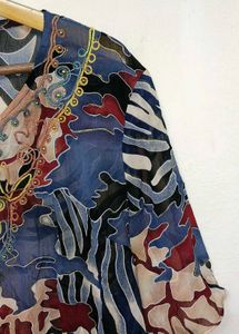 Trendy New Patterned Embroidered Blouse