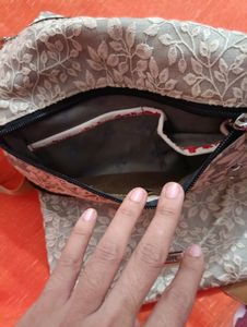 Sling Bag  Of Embroidery Work Cloth....