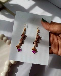 Boho Beaded Dangle Earrings